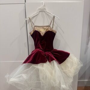Curtain Call Ballerina dress in velvet and tulle - Kids Costume